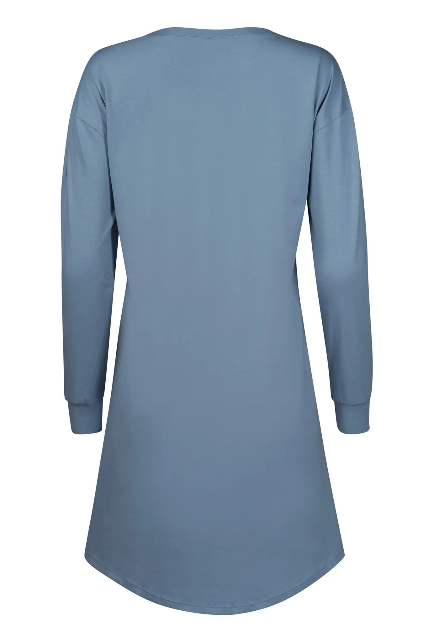 Langarm Sleepshirt aus der Nachtwäsche-Serie NIGHT IN MIX & MATCH von der Marke Skiny, Farbe: ashley blue, Rückansicht