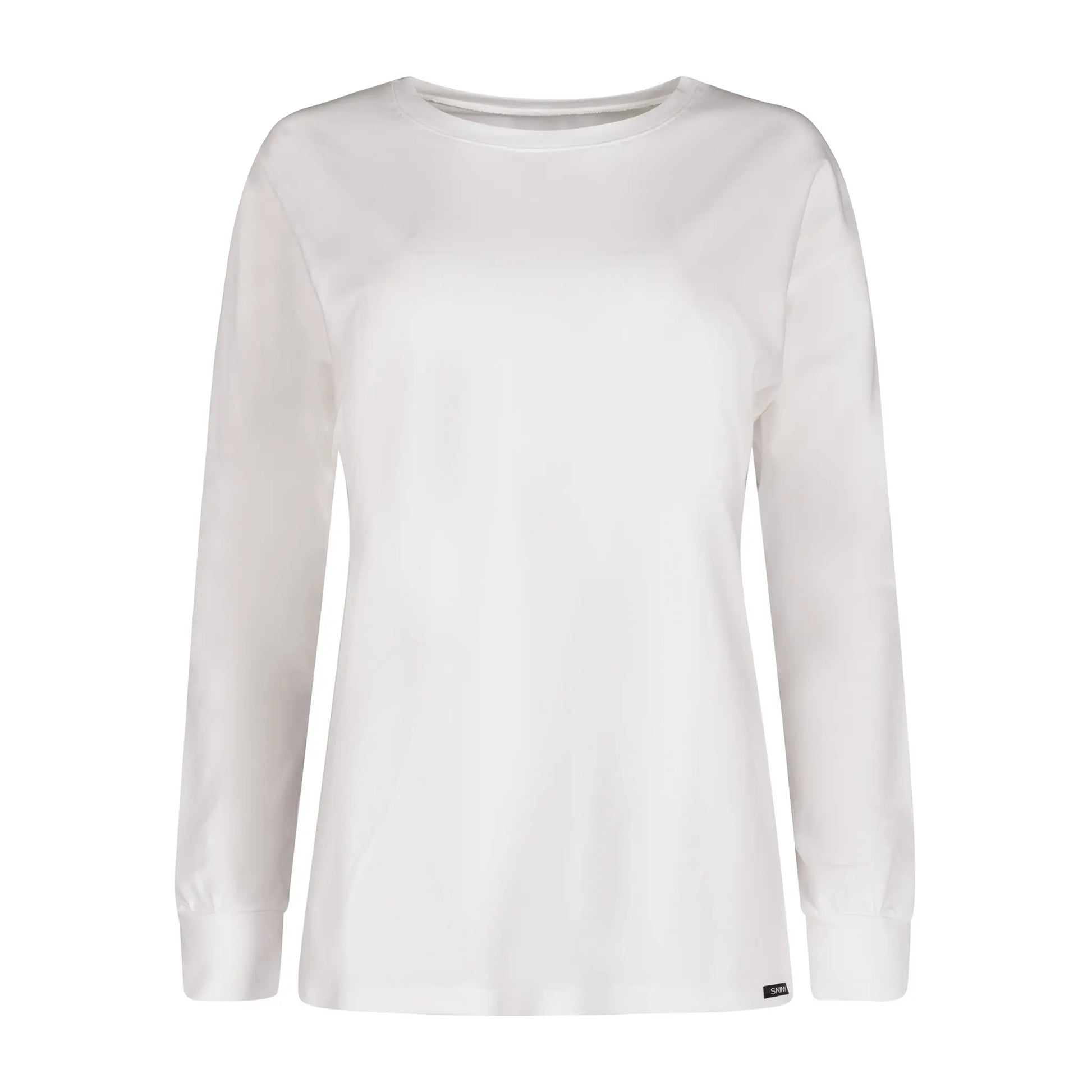 Langarmshirt aus der Nachtwäsche-Serie NIGHT IN MIX & MATCH von der Marke Skiny, Farbe: ivory, Produktfoto