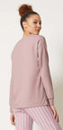 Langarmshirt aus der Nachtwäsche-Serie NIGHT IN MIX & MATCH von der Marke Skiny, Farbe: rose smoke, Rückansicht
