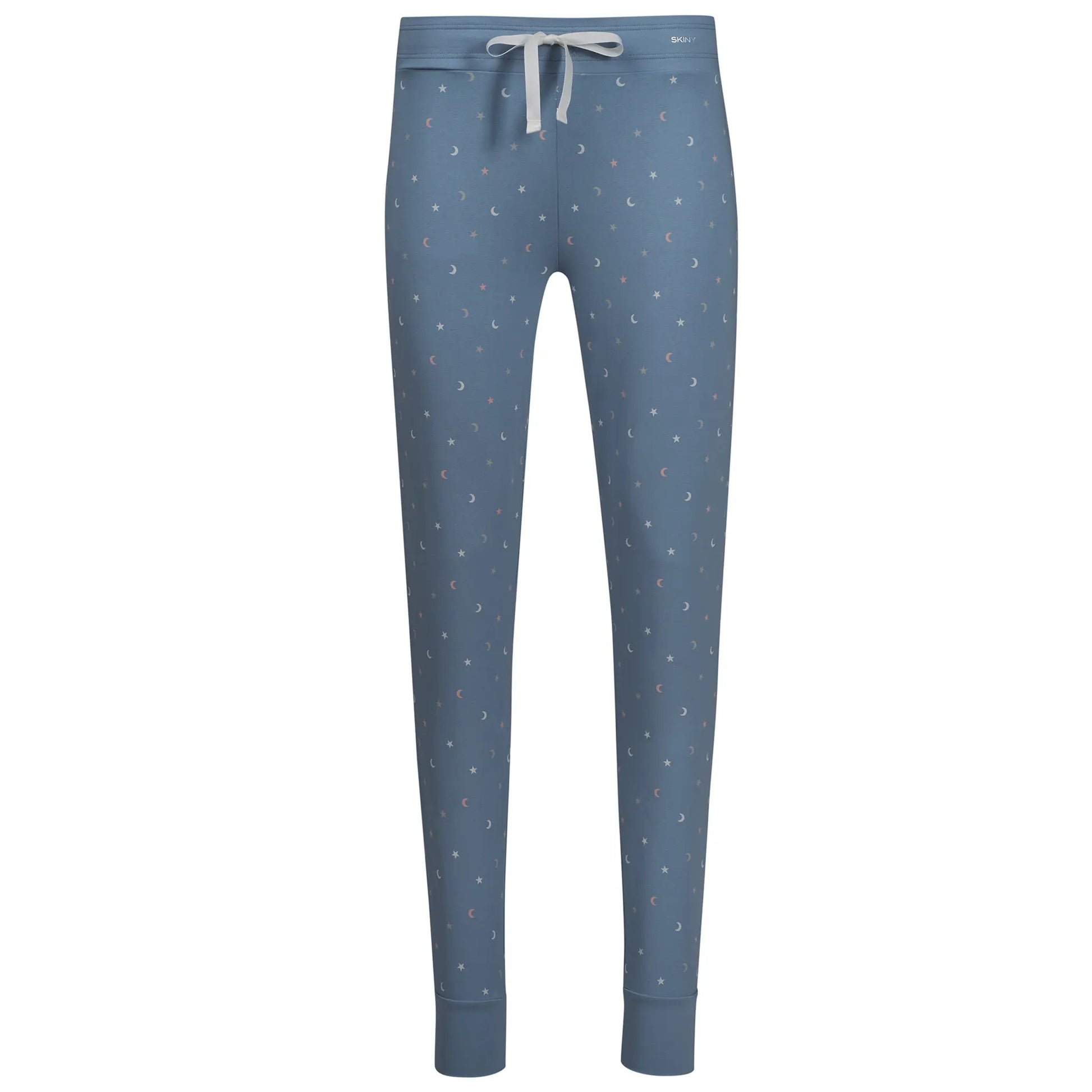 Schlafhose aus der Nachtwäsche-Serie NIGHT IN MIX & MATCH von der Marke Skiny, Farbe: ashleyblue stars, Produktfoto
