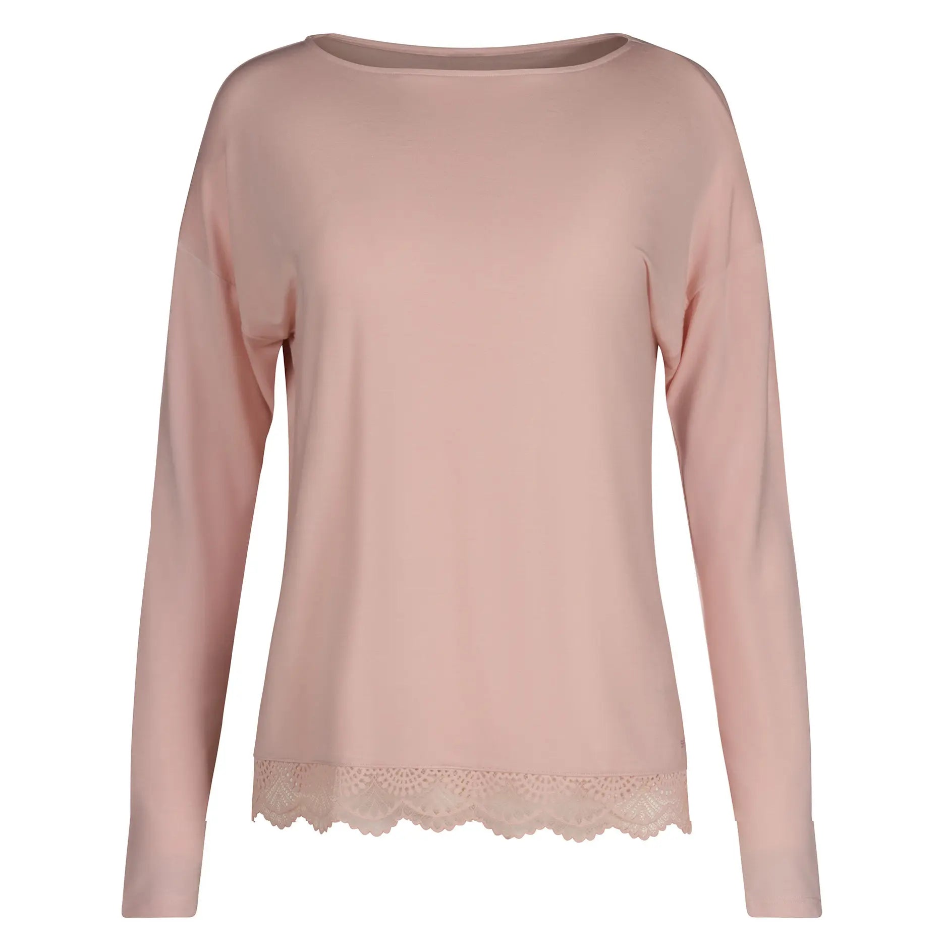 Schlafshirt langarm aus der Nachtwäsche-Serie NIGHT IN MIX & MATCH von der Marke Skiny, Farbe: rose smoke, Produktfoto