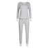 Pyjama aus der Nachtwäsche-Serie NIGHT IN MIX & MATCH von der Marke Skiny, Farbe: grey melange, Produktfoto
