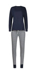 Pyjama aus der Nachtwäsche-Serie NIGHT IN MIX & MATCH von der Marke Skiny, Farbe: navy blazer, Vorderansicht