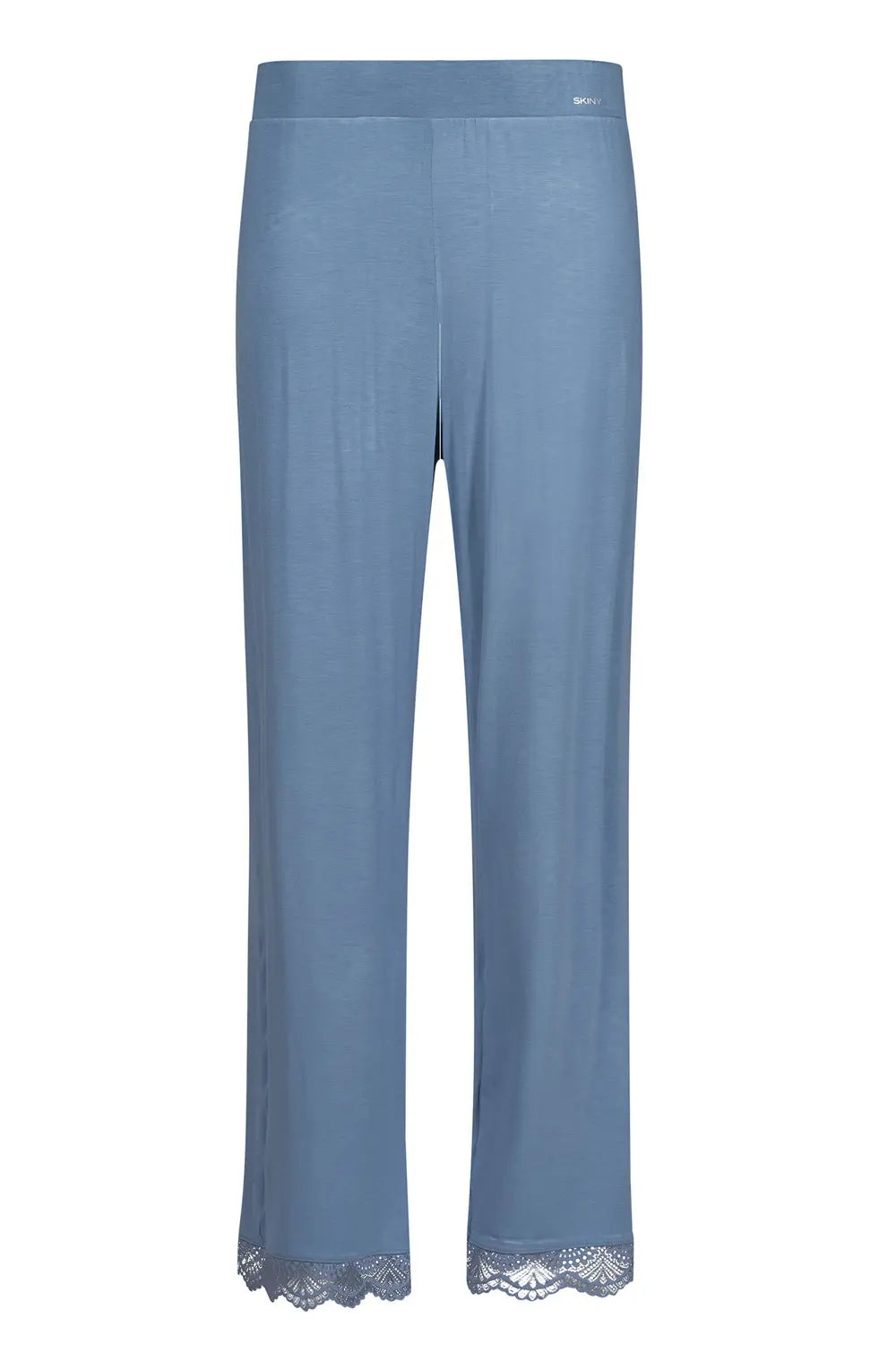 Lange Hose aus der Nachtwäsche-Serie NIGHT IN MIX & MATCH von der Marke Skiny, Farbe: faded denimblue, Produktfoto