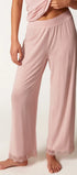Lange Hose aus der Nachtwäsche-Serie NIGHT IN MIX & MATCH von der Marke Skiny, Farbe: rose smoke, Vorderansicht