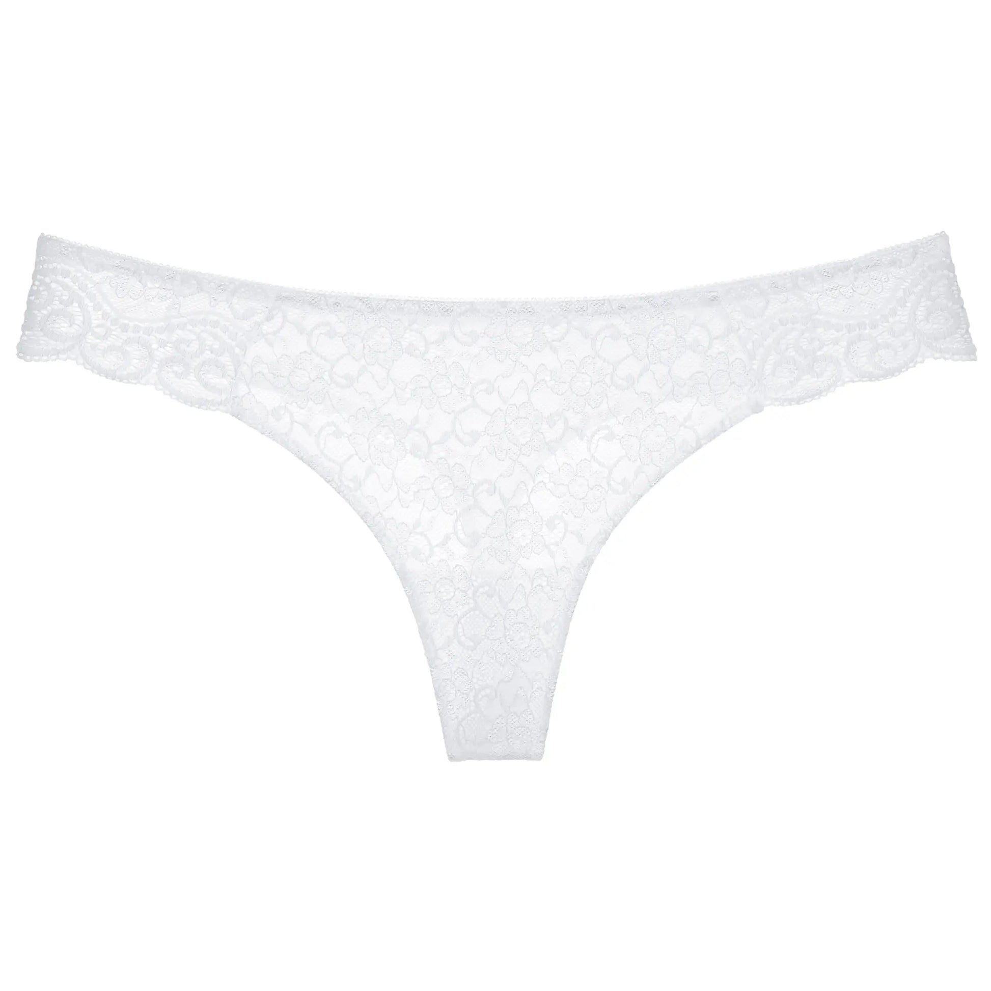 String aus Spitze aus der Dessous-Serie AMOURETTE von der Marke Triumph, Farbe: white,Produktfoto