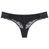 String aus Spitze aus der Dessous-Serie AMOURETTE von der Marke Triumph, Farbe: black, Produktfoto