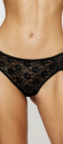 String aus Spitze aus der Dessous-Serie AMOURETTE von der Marke Triumph, Farbe: black, Vorderansicht