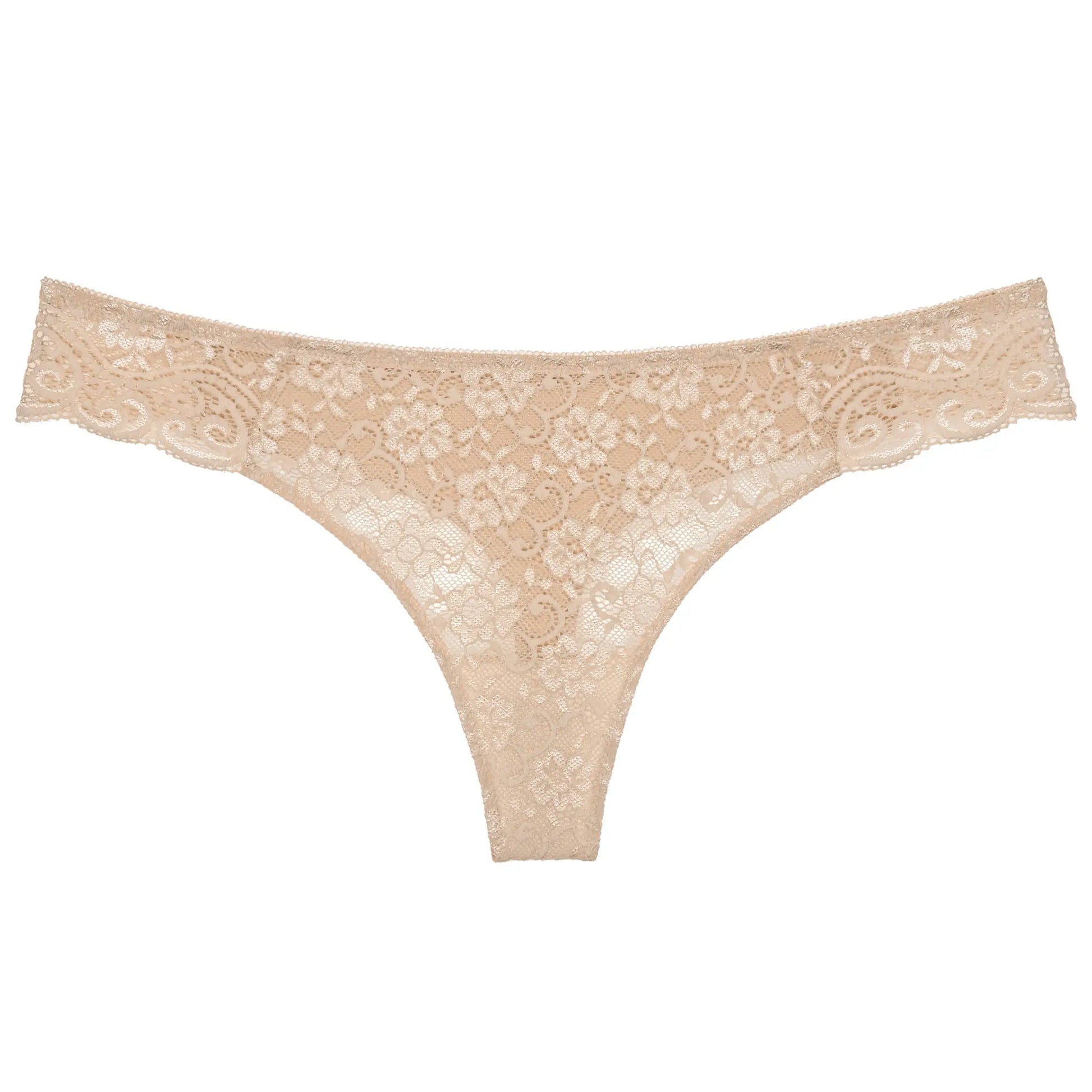 String aus Spitze aus der Dessous-Serie AMOURETTE von der Marke Triumph, Farbe: skin, Produktfoto