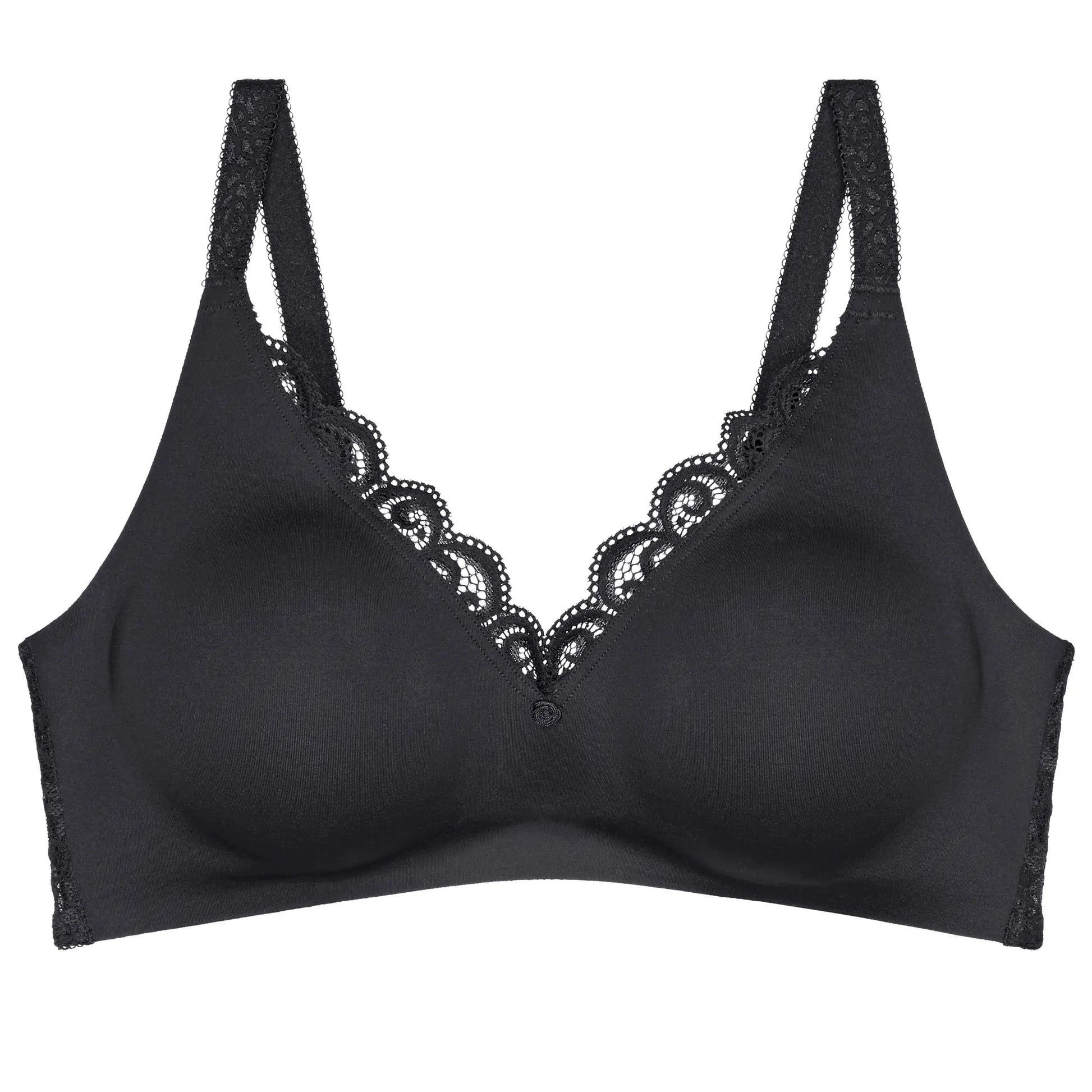 Minimizer BH ohne Bügel aus der Dessous-Serie aus Spitze AMOURETTE von der Marke Triumph, Farbe: black, Produktfoto