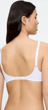 Schalen BH mit Spitze aus der Dessous-Serie AMOURETTE von der Marke Triumph, Farbe: white, Rückansicht