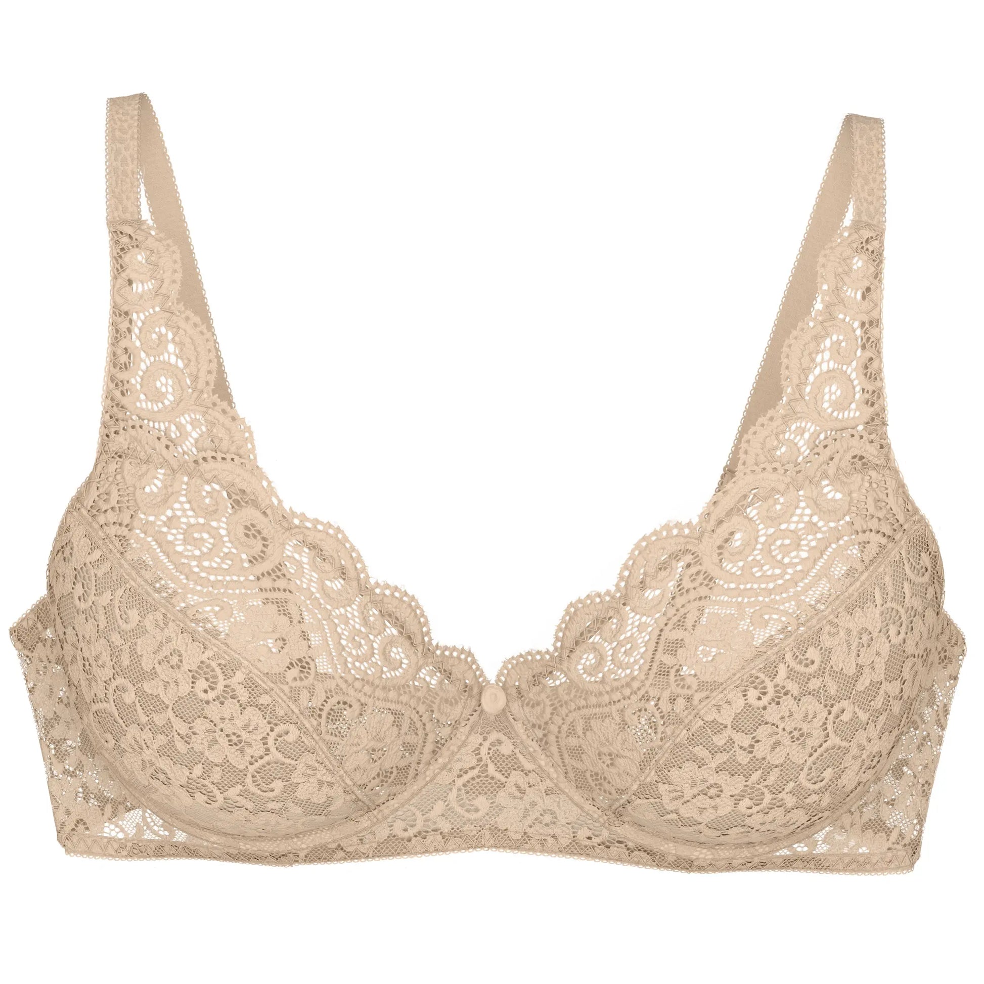 BH ohne Bügel aus der Dessous-Serie aus Spitze AMOURETTE von der Marke Triumph, Farbe: skin, Produktfoto