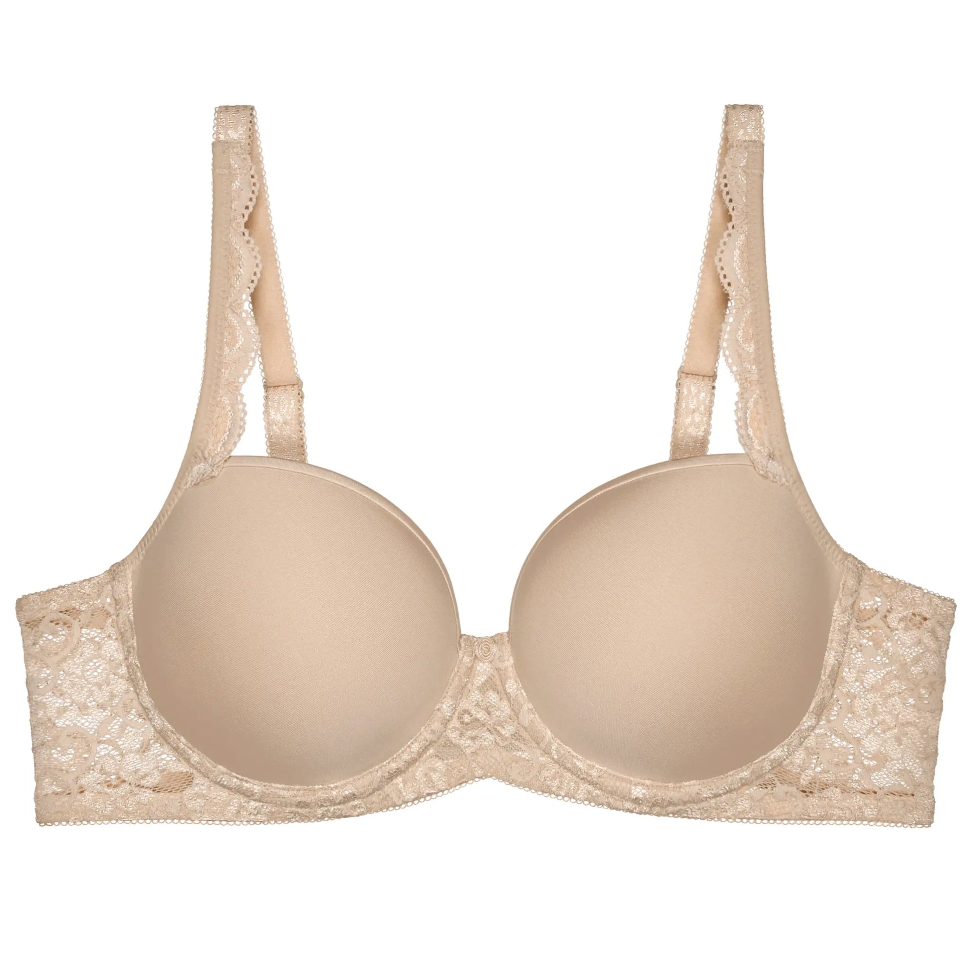 Gefütterter Bügel BH aus der Dessous-Serie aus Spitze AMOURETTE von der Marke Triumph, Farbe: skin, Produktfoto