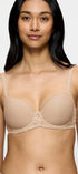 Gefütterter Bügel BH aus der Dessous-Serie aus Spitze AMOURETTE von der Marke Triumph, Farbe: skin, Vorderansicht
