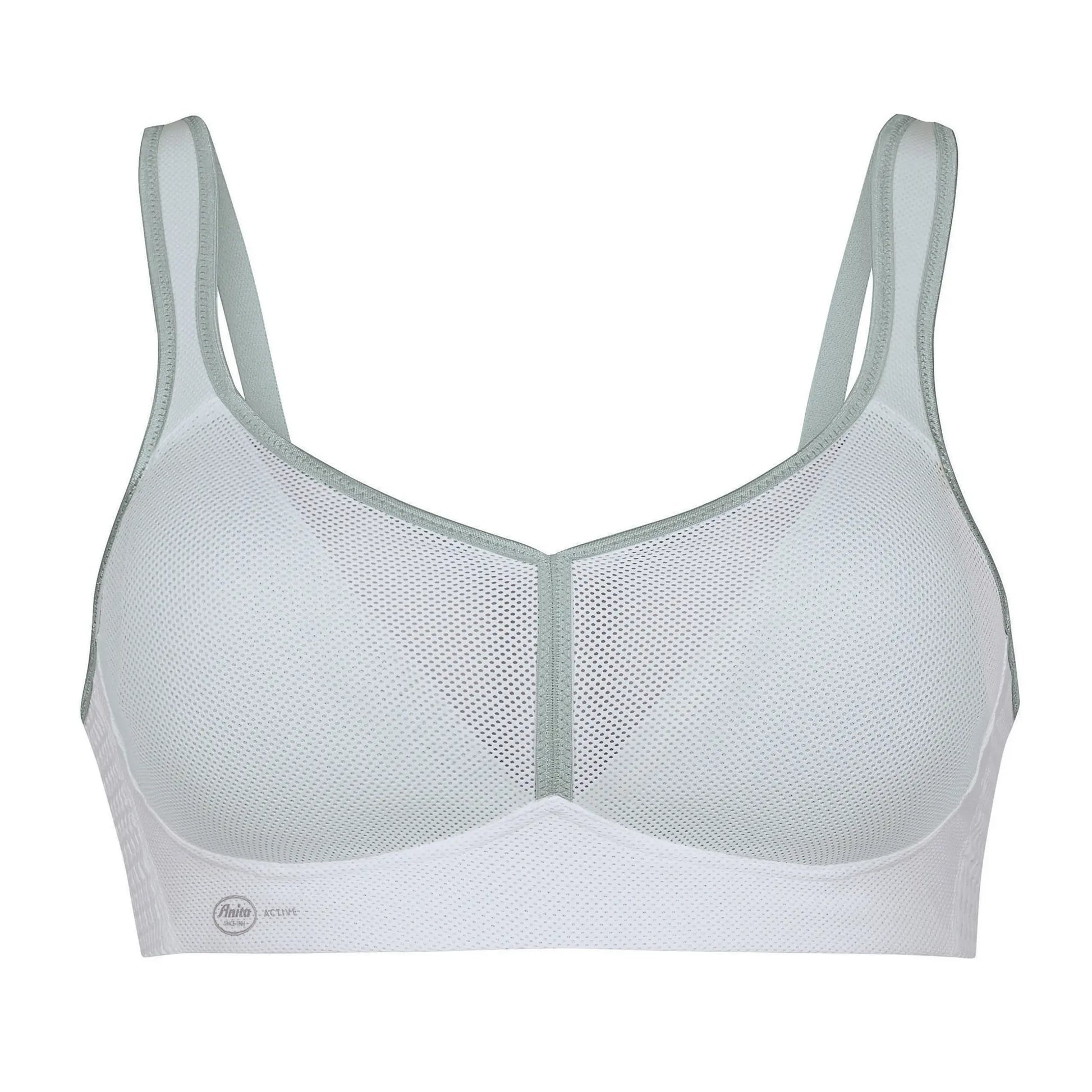 Sport BH aus der Sportwäsche-Serie AIR CONTROL DELTAPAD von der Marke Anita active, Farbe: weiss, Produktfoto