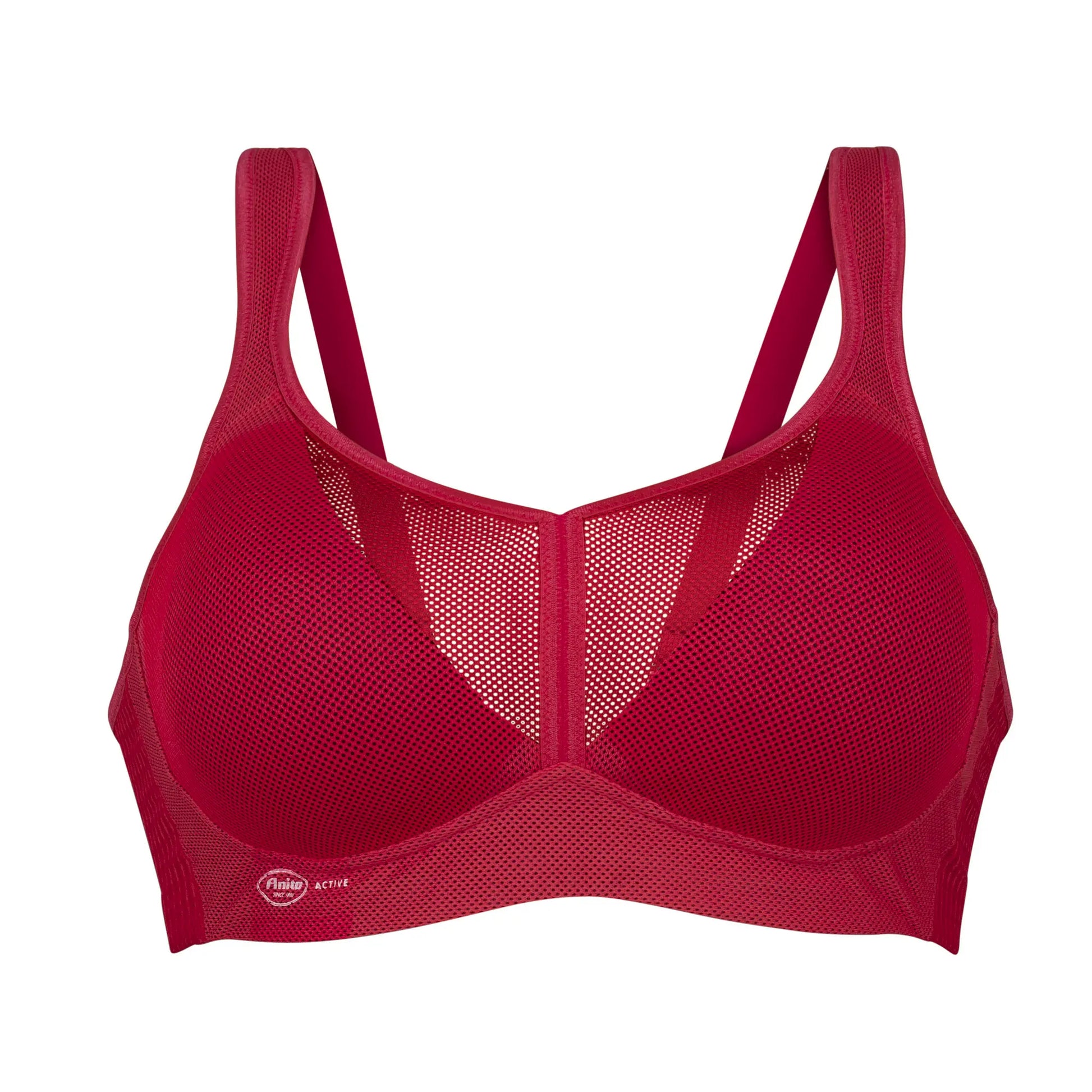 Sport BH aus der Sportwäsche-Serie AIR CONTROL DELTAPAD von der Marke Anita active, Farbe: lipstick, Produktfoto