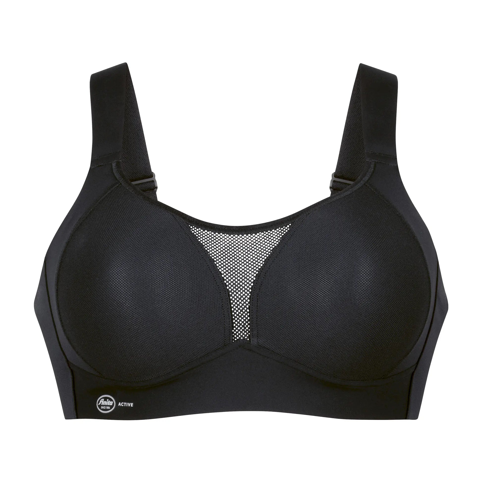 Sport BH aus der Sportwäsche-Serie SMART CONTROL von der Marke Anita active, Farbe: schwarz, Produktfoto