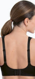 Sport BH aus der Sportunterwäsche-Serie AIR CONTROL X von der Marke Anita active, Farbe: schwarz, Rückansicht