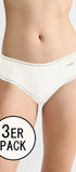 Hipster aus der Unterwäsche-Serie GO CRUSH von der Marke Sloggi, Farbe: silk white, Vorderansicht