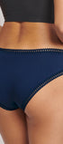 Hipster im 3er Pack aus der Unterwäsche-Serie GO CRUSH von der Marke Sloggi, Farbe: blue-dark Combination, Rückansicht