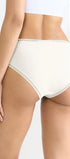 High Leg Slip aus der Unterwäsche-Serie GO CRUSH von der Marke Sloggi, Farbe: silk white, Rückansicht