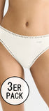High Leg Slip aus der Unterwäsche-Serie GO CRUSH von der Marke Sloggi, Farbe: silk white, Vorderansicht