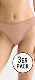 High Leg Slip aus der Unterwäsche-Serie GO CRUSH von der Marke Sloggi, Farbe: cameo brown, Vorderansicht