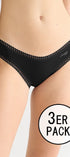 Mini Slip aus der Unterwäsche-Serie GO CRUSH von der Marke Sloggi, Farbe: black, Vorderansicht