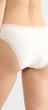 Mini Slip aus der Unterwäsche-Serie GO CRUSH von der Marke Sloggi, Farbe: silk white, Rückansicht