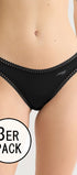 String aus der Unterwäsche-Serie GO CRUSH von der Marke Sloggi, Farbe: black, Vorderansicht