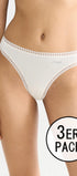 String aus der Unterwäsche-Serie GO CRUSH von der Marke Sloggi, Farbe: silk white, Vorderansicht