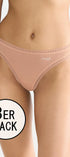 String aus der Unterwäsche-Serie GO CRUSH von der Marke Sloggi, Farbe: cameo brown, Vorderansicht