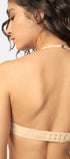 Schalen-BH aus der Unterwäsche-Serie ADVANTAGE MICRO von der Marke Skiny, beige, Rückansicht Neckholder