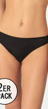 String im 2er Pack aus der Wäsche-Serie MICRO ADVANTAGE von der Marke Skiny, black, Vorderansicht
