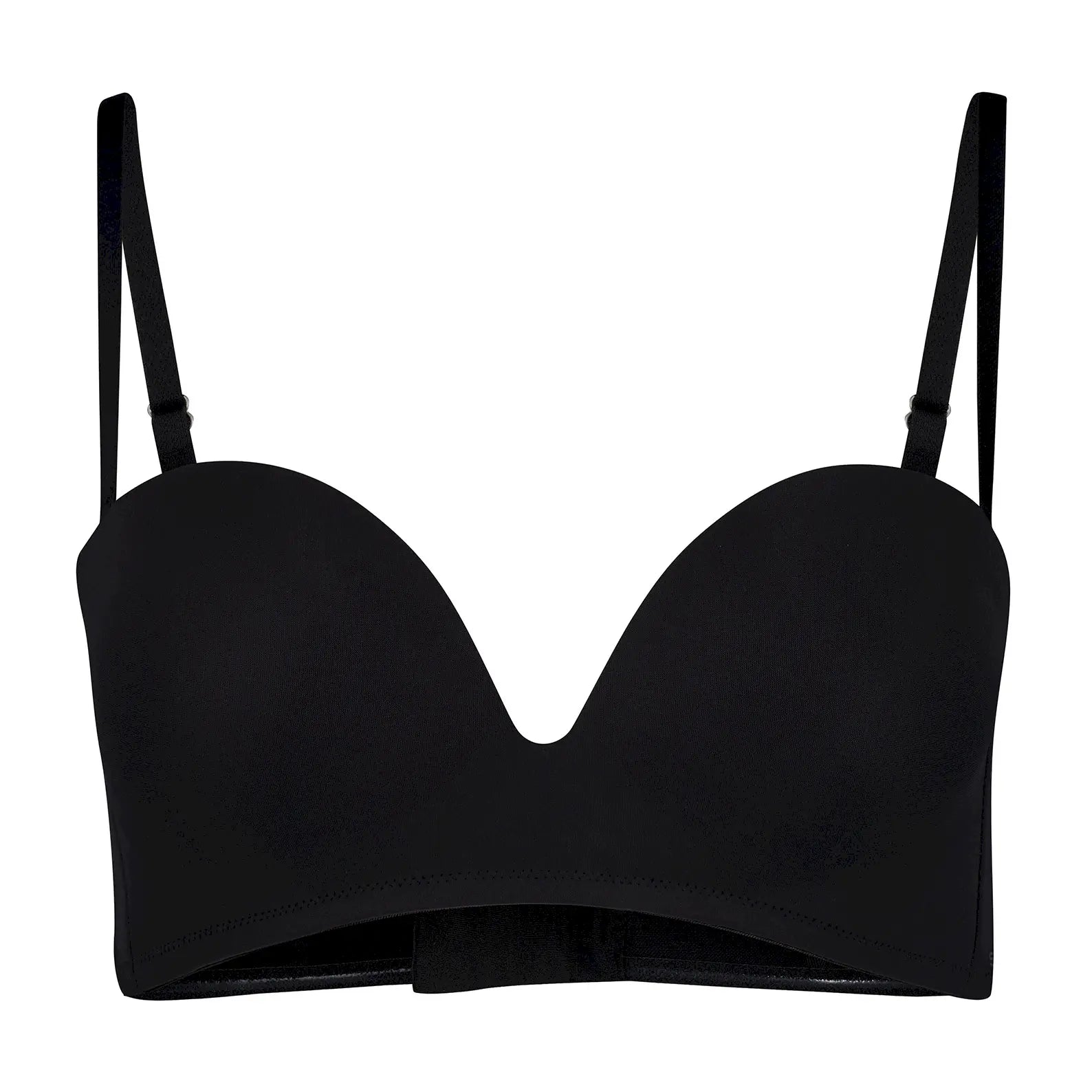 Bandeau-BH ohne Bügel aus der Unterwäsche-Serie ADVANTAGE MICRO von der Marke Skiny, Farbe: black, Produktfoto