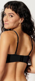 Bandeau-BH ohne Bügel aus der Unterwäsche-Serie ADVANTAGE MICRO von der Marke Skiny, Farbe: black, Rückansicht