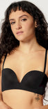 Bandeau-BH ohne Bügel aus der Unterwäsche-Serie ADVANTAGE MICRO von der Marke Skiny, Farbe: black, Vorderansicht