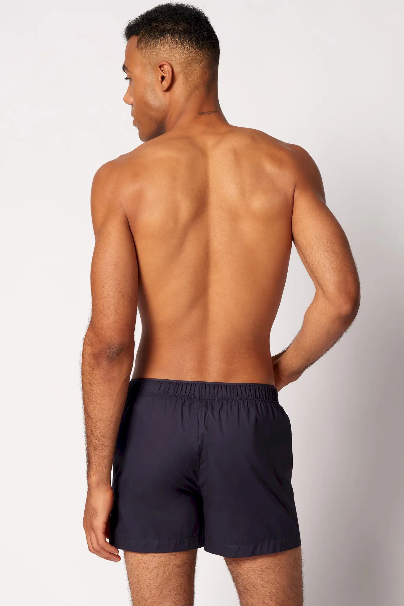 Unisex Boxershorts aus der Unterwäsche-Serie BOXERSENSATION von der Marke Skiny, Farbe: crown blue, Rückansicht