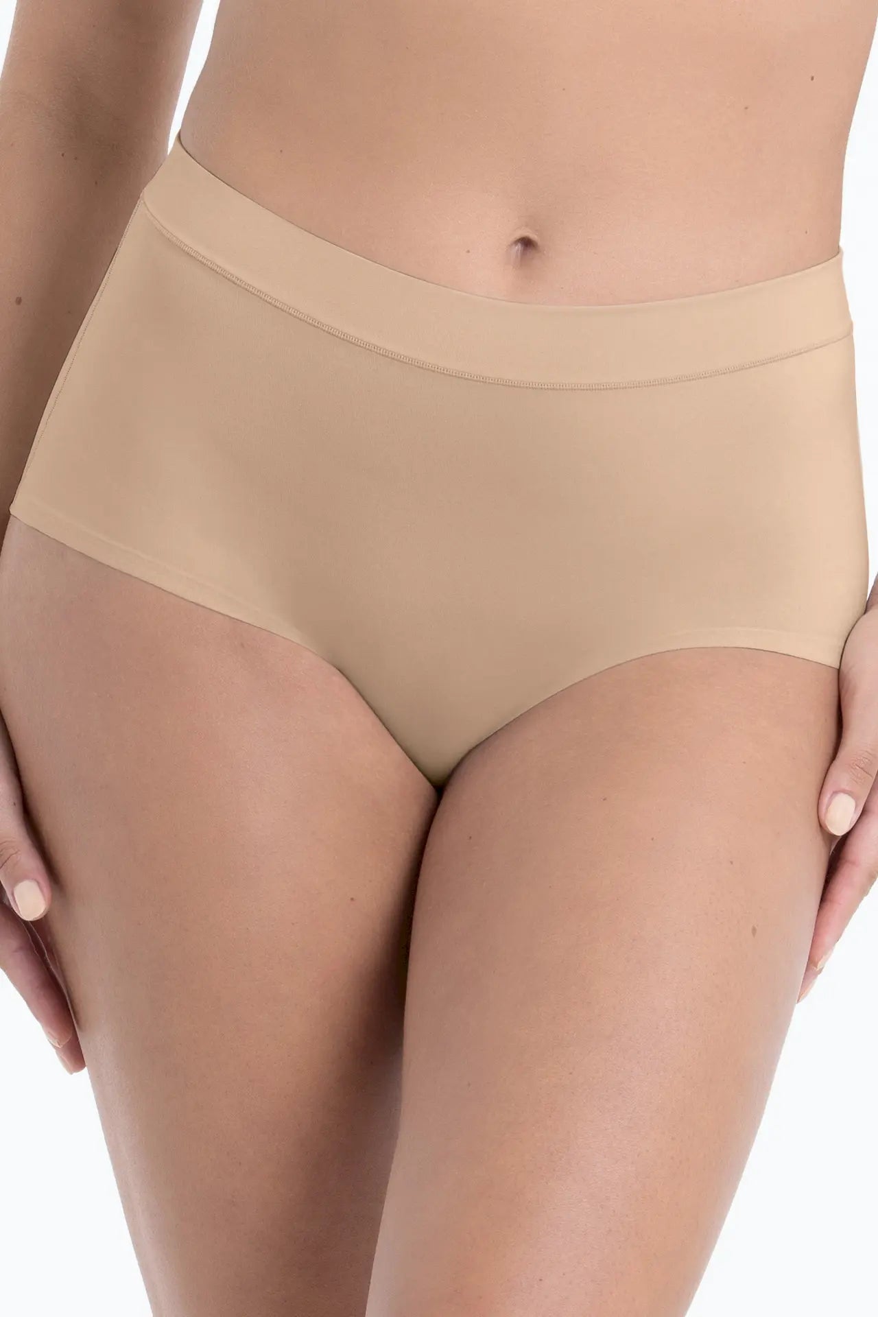 Panty+ aus der Wäsche-Serie ESSENTIALS LACE von der Marke Anita, Farbe: desert, Vorderansicht