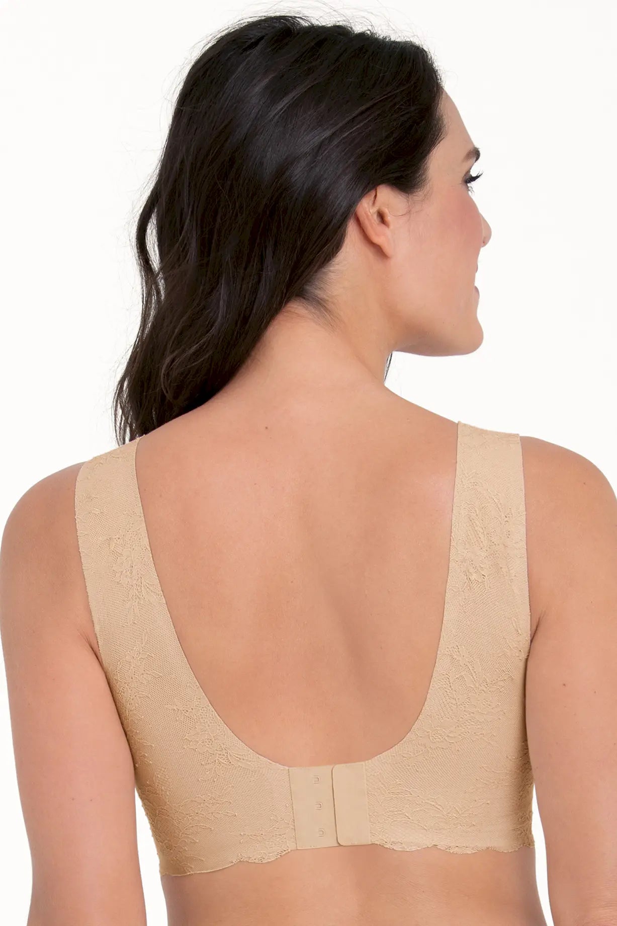 Bralette aus der Wäsche-Serie ESSENTIALS LACE von der Marke Anita, Farbe: desert, Rückansicht