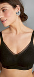 Bralette aus der Wäsche-Serie ESSENTIAL SMART von der Marke Anita, Farbe: schwarz, Vorderansicht