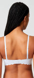 Triangel BH aus der Wäsche-Serie SENSATION von der Marke Skiny, Farbe: white, Rückansicht