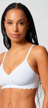 Triangel BH aus der Wäsche-Serie SENSATION von der Marke Skiny, Farbe: white, Seitenansicht