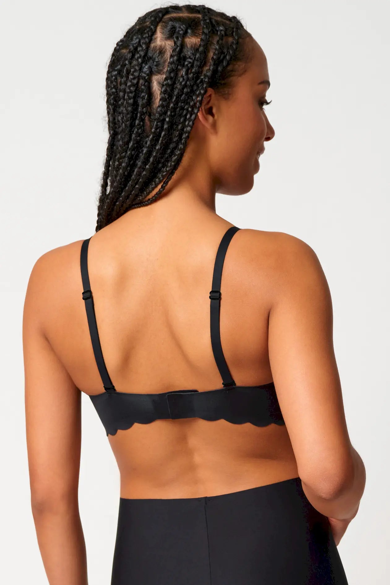 Triangel BH aus der Wäsche-Serie SENSATION von der Marke Skiny, Farbe: black, Rückansicht