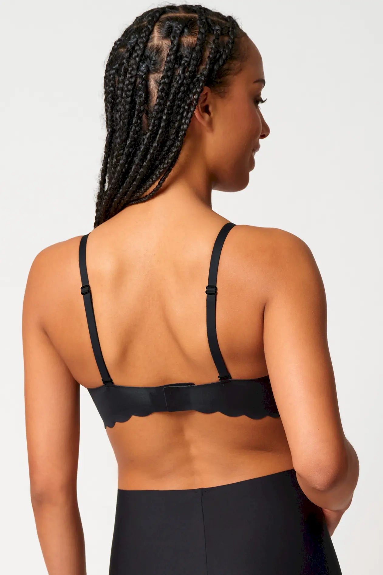 Triangel BH aus der Wäsche-Serie SENSATION von der Marke Skiny, Farbe: black, Rückansicht