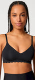 Triangel BH aus der Wäsche-Serie SENSATION von der Marke Skiny, Farbe: black, Vorderansicht
