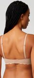 Triangel BH aus der Wäsche-Serie SENSATION von der Marke Skiny, Farbe: beige, Rückansicht