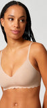 Triangel BH aus der Wäsche-Serie SENSATION von der Marke Skiny, Farbe: beige, Seitenansicht