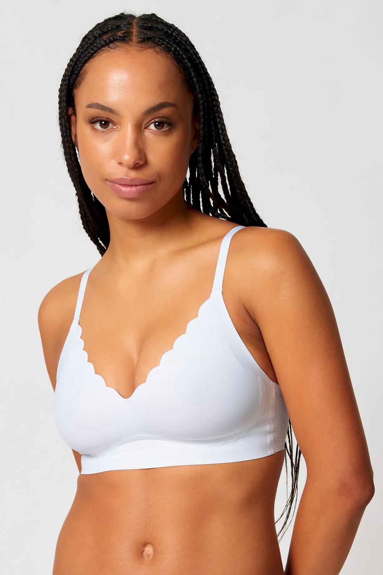 Bustier aus der Wäsche-Serie SENSATION von der Marke Skiny, Farbe: white, Seitenansicht