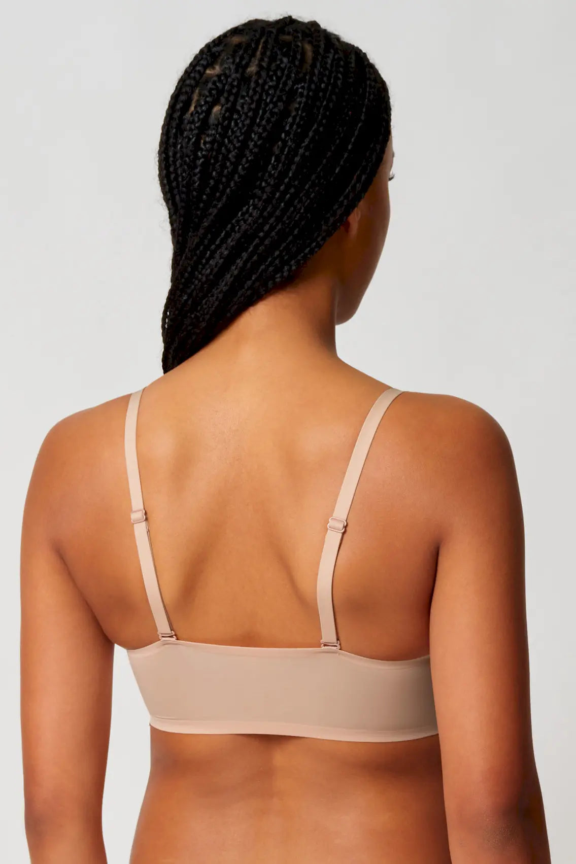 Bustier aus der Wäsche-Serie SENSATION von der Marke Skiny, Farbe: beige, Rückansicht